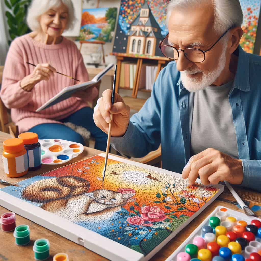 Hoe schilderen op nummer kan helpen bij het verbeteren van de fijne motoriek van senioren