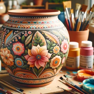 Creatieve ideeën voor het personaliseren van je beschilderde bloempot