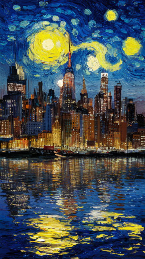 New York Van Gogh Stijl