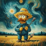 Vincent van Gogh als Simpson