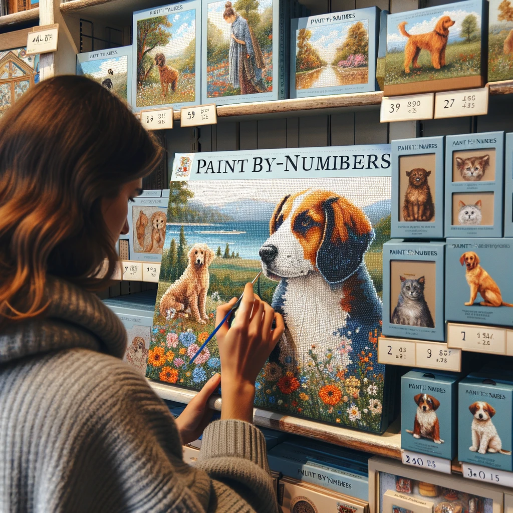 Tips voor het kiezen van een schilderen-op-nummer set met hondenafbeeldingen