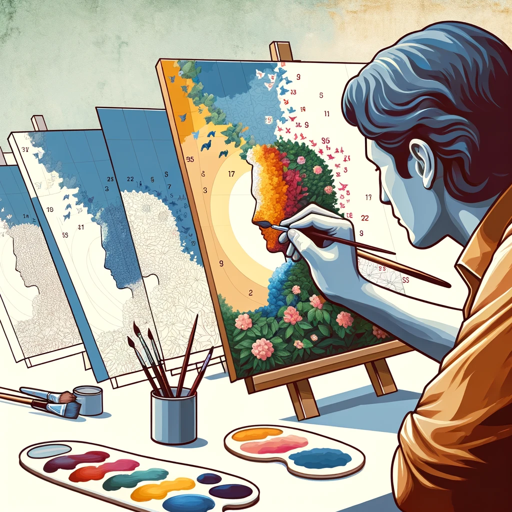 Hoe schilderen op nummer de creativiteit bevordert
