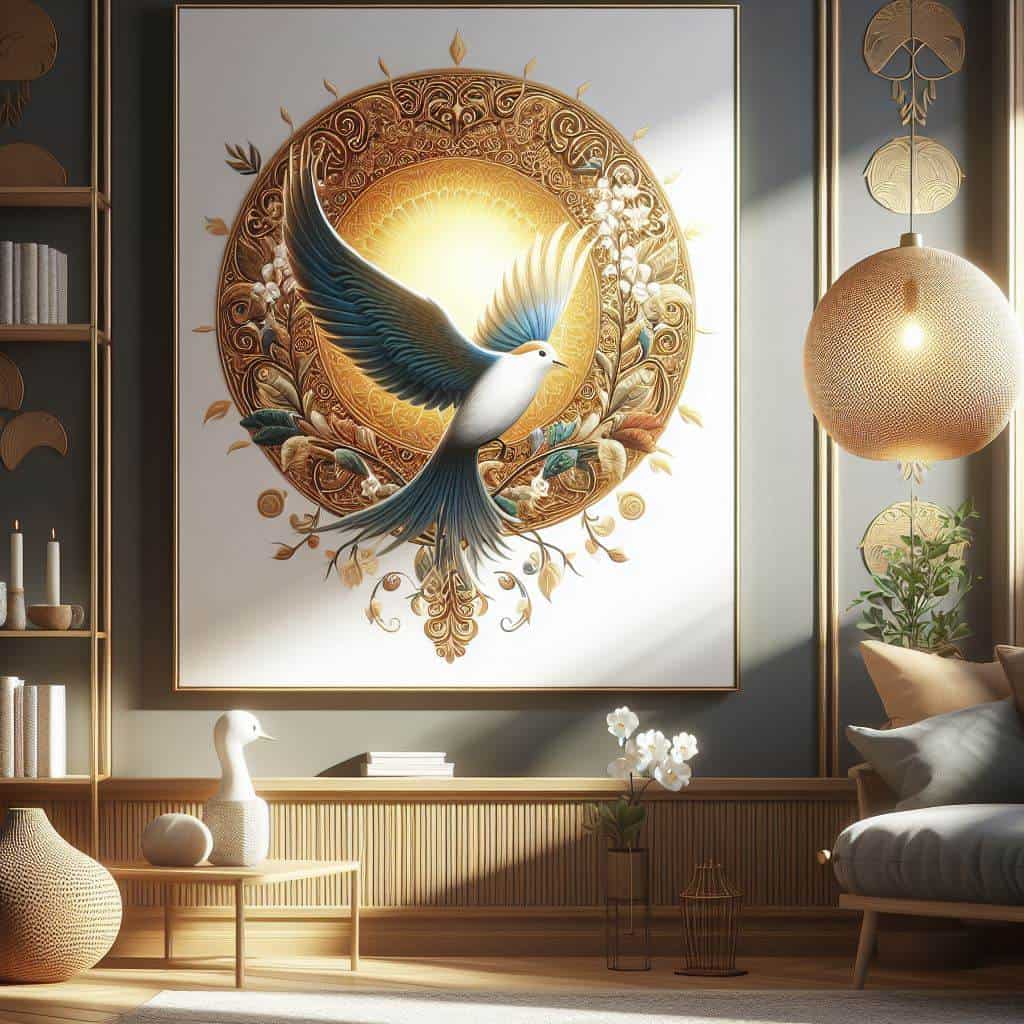 Inspirerende voorbeelden van vogel wanddecoratie in verschillende interieurstijlen