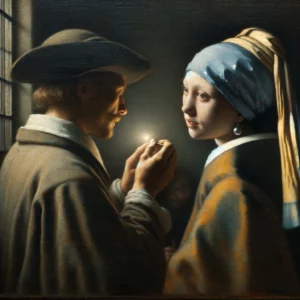 Wat zijn enkele van de mysterieuze thema's in Vermeer's schilderijen?