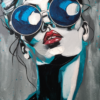 art deco hip schilderij