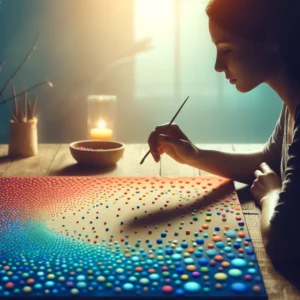 Afwerking en bescherming van uw dot painting kunstwerk