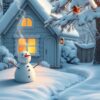 Gezellig Huisje onder Sneeuwdeken