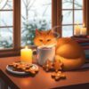 Gezellige winterthee bij kaarslicht