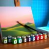 Kleurrijke Nummer Schilderij Kit voor Beginners