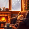 Knusse winteravond bij de haard