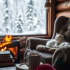 Winterse warmte bij het haardvuur