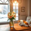 Winterse Bloemen in een Warme Kamer