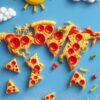Pizza's van de wereld smaken
