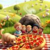 Pizza avond met vrienden