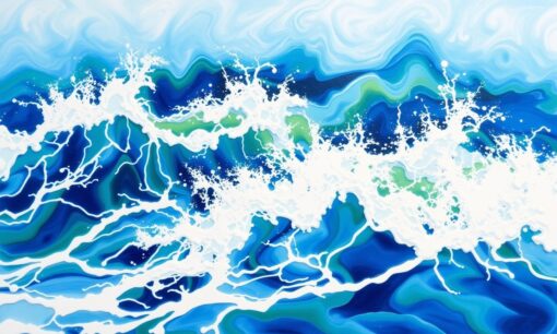 Woeste golven, blauwe symfonie