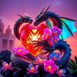 Hart en Draak: Liefde in Bloom
