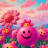 Murakami's Bloemenzee Schilderen op Nummer
