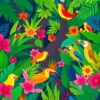 Tropische jungle vol vrolijkheid