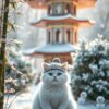 Meditatie in een wintertuin