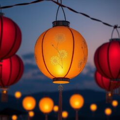 Romantische Lampionnen