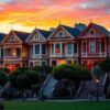 San Francisco's Painted Ladies: Gouden Uurtje
