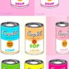 Warhol Soep Pop Art Kleuren
