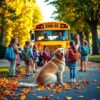 De schoolbus komt eraan