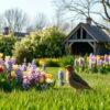 Kleurrijke vlinders in de tuin