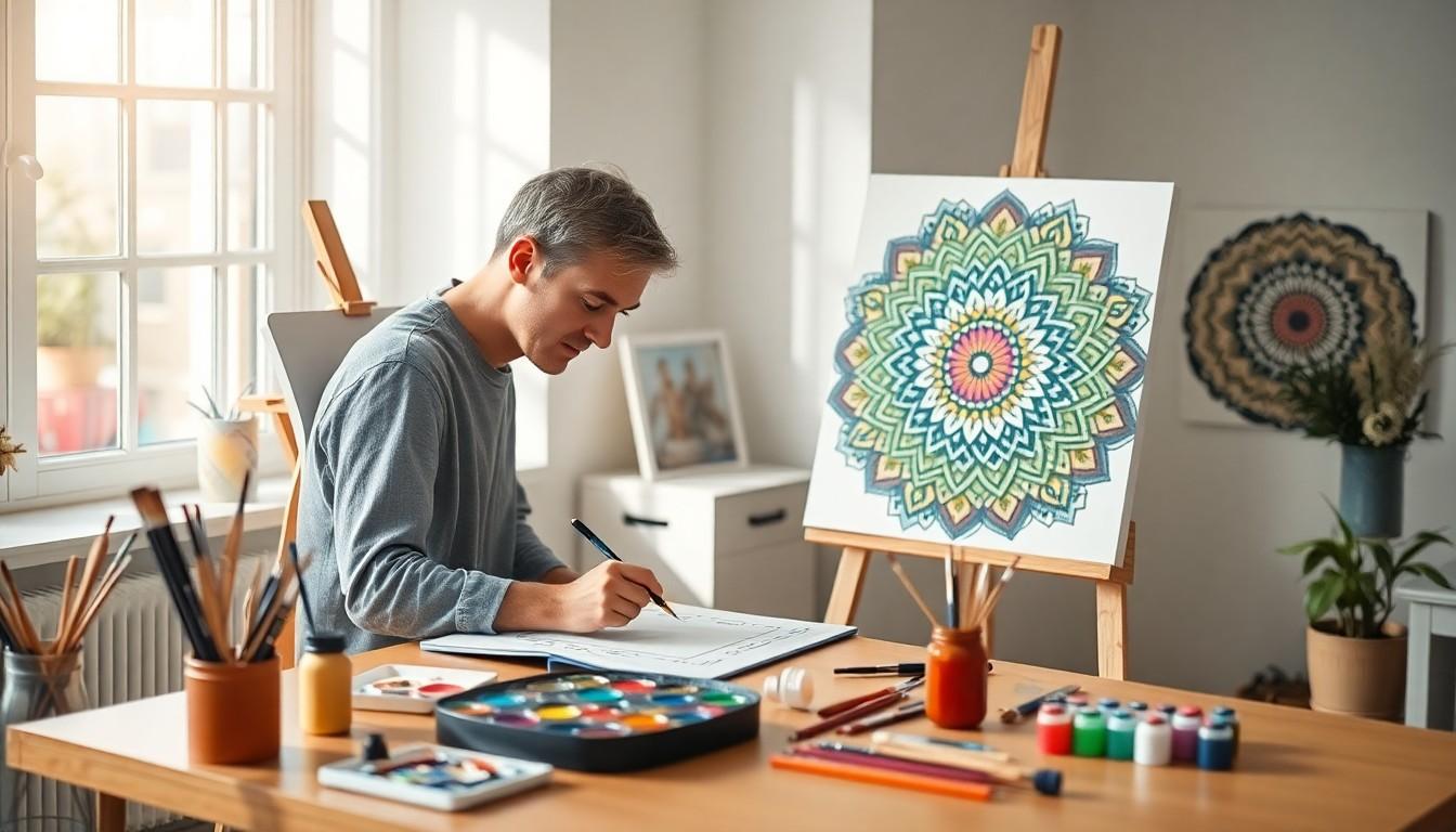 populaire mandala schilderen volgens nummers sets