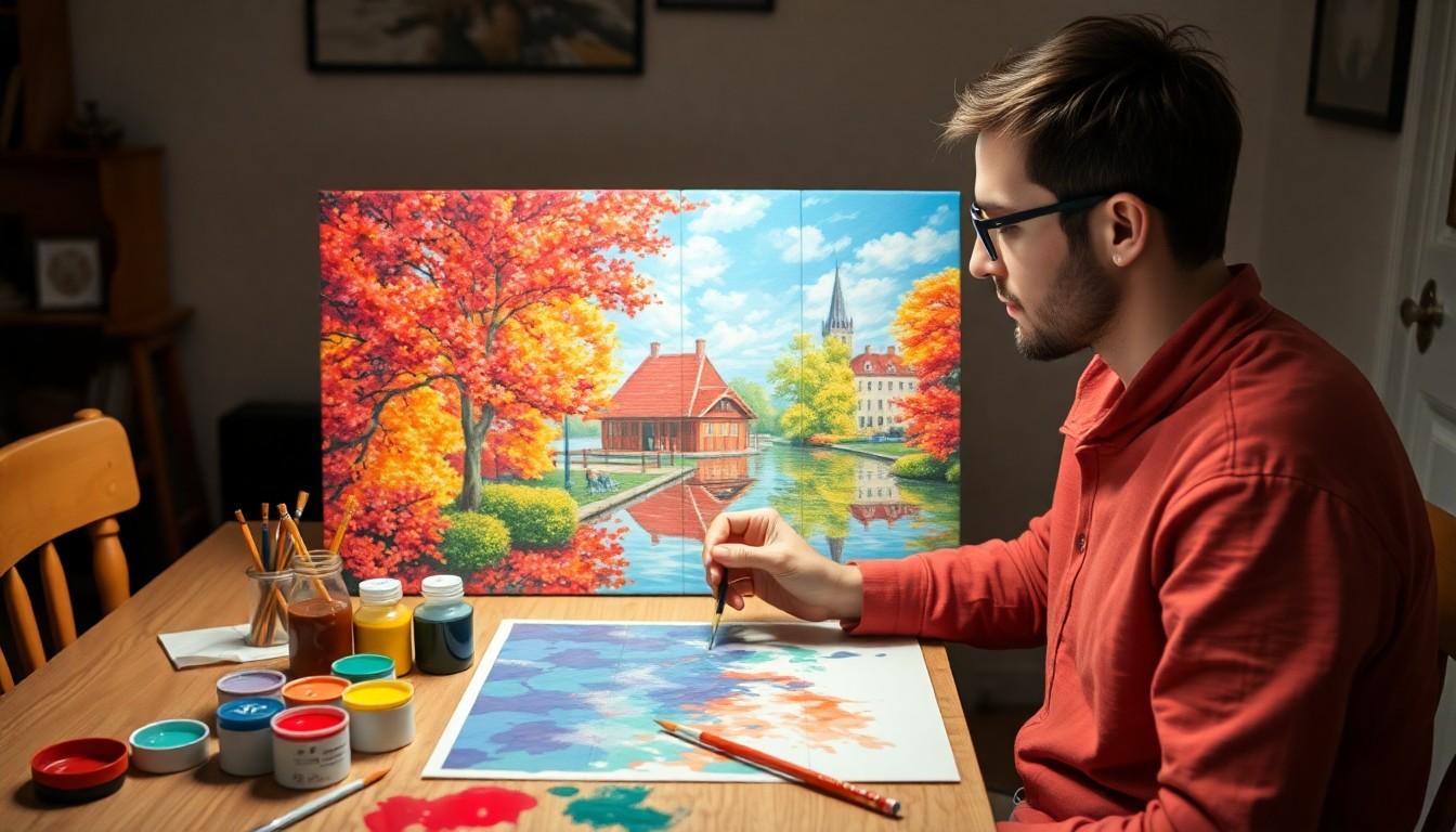 Tips voor schilderen op nummer