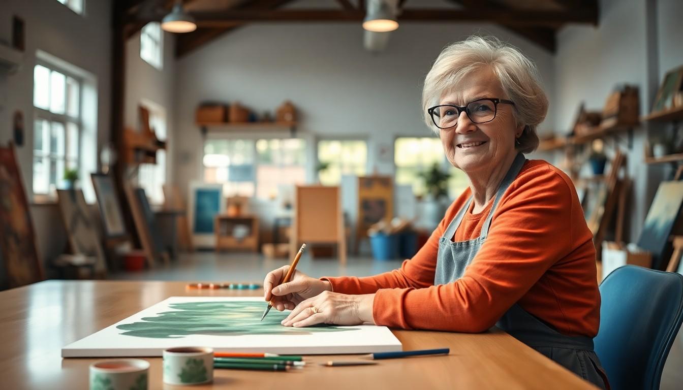 Comfortabele schilderomgeving
