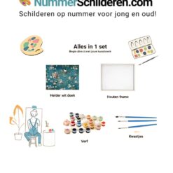 Wat zit er in het pakket van nummerschilderen.com