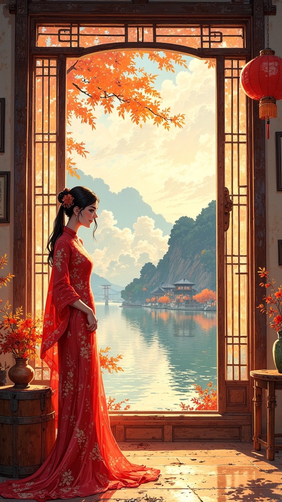 Zacht Licht over Oude Stad