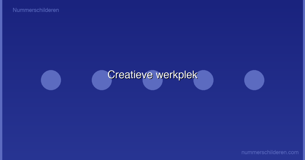 Creatieve werkplek