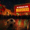 WK winnaar 2026 Marokko schilderen op nummer