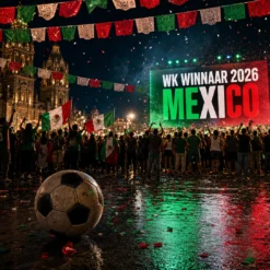 WK winnaar 2026 Mexico schilderen op nummer