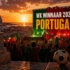 WK winnaar 2026 Portugal schilderen op nummer