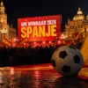 WK winnaar 2026 Spanje schilderen op nummer