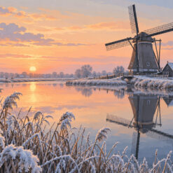 Digitaal ontwerp: molen in de rijp
